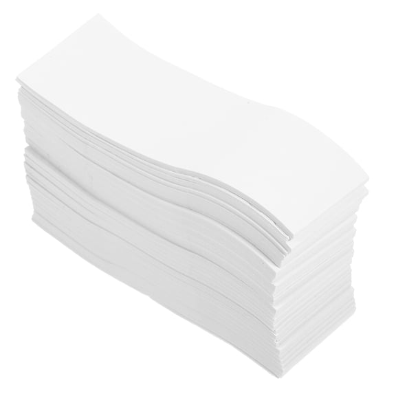 FRCOLOR 500pcs White Self Adhesive Paper Napkin for Parties, Large Capacity Napkin Bands, Multi-Functional Table Decor