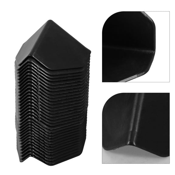 FRCOLOR 50PCS Plastic Corner Protectors for Carton Packing Small Plastic Corner Protectors for Shipping Packaging Corner Edge Protectors
