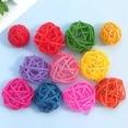 thumbnail image 1 of FRCOLOR 50PCS Rattan Ball Toy Parrot Chew Toy Wicker Balls Grass Rattan for Birds, 1 of 8