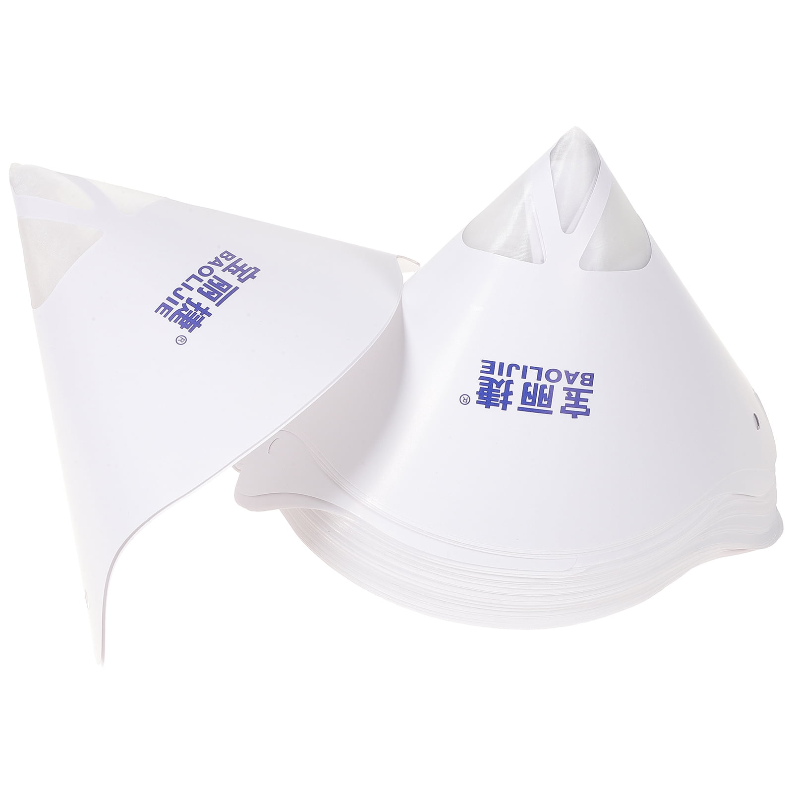 FRCOLOR 50Pcs 250 Mesh Automobile Filter Oil Paint Paper Funnel Primer