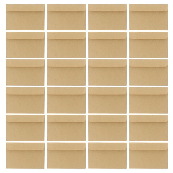 FRCOLOR 50Pcs Kraft Envelope Protective Bags DIY Blank Envelope Storage Packets,8.46"X4.72"X4.53"