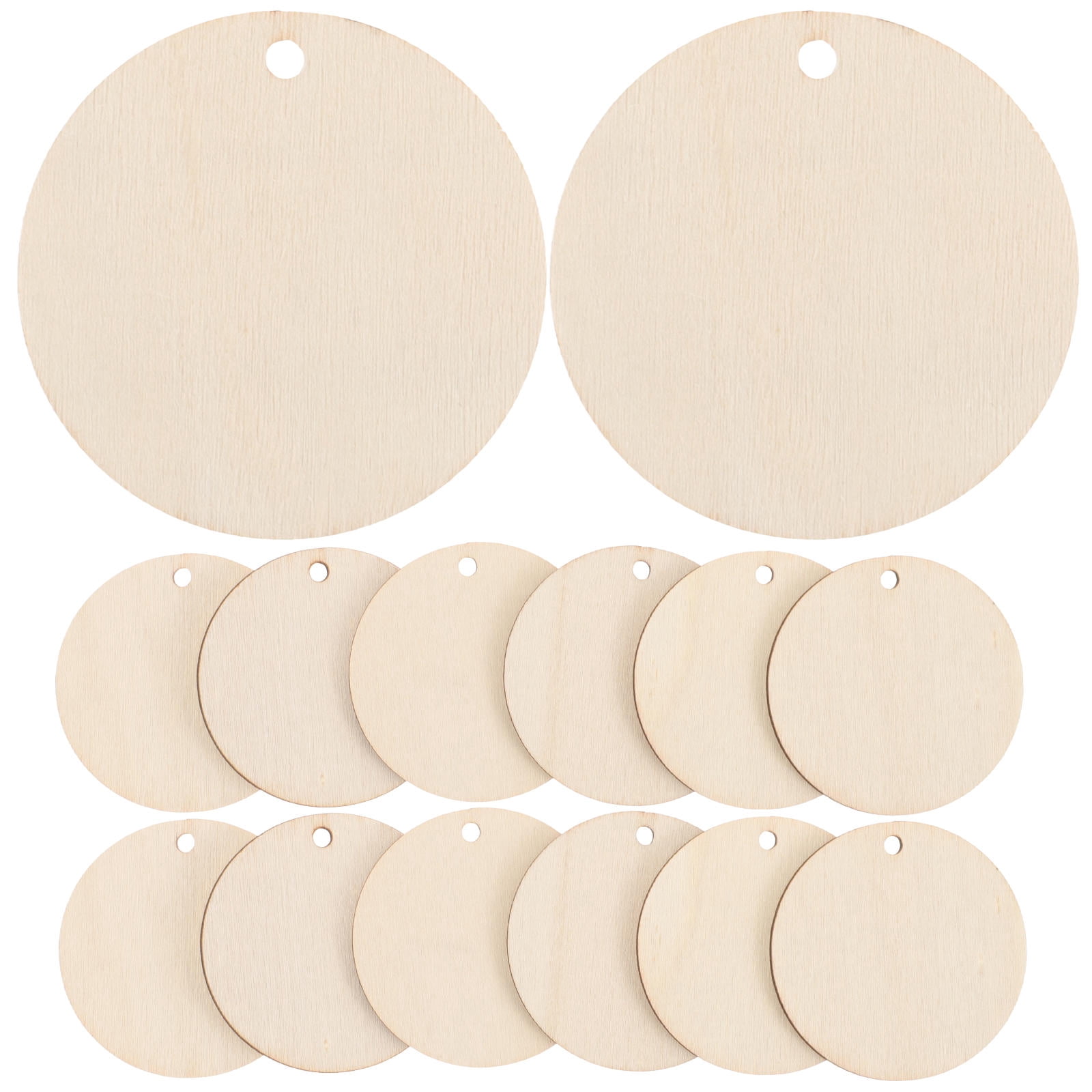 WRISTBIQUE Craft Wood Rounds Handmade 50Pcs 1.6x1.6x0.1In - Walmart.com