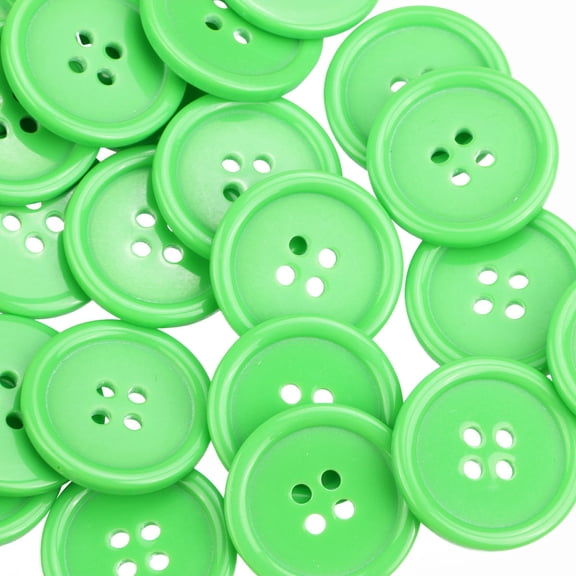 FRCOLOR 50Pcs Round Resin Sewing Buttons for Artists and Crafts Enthusiasts