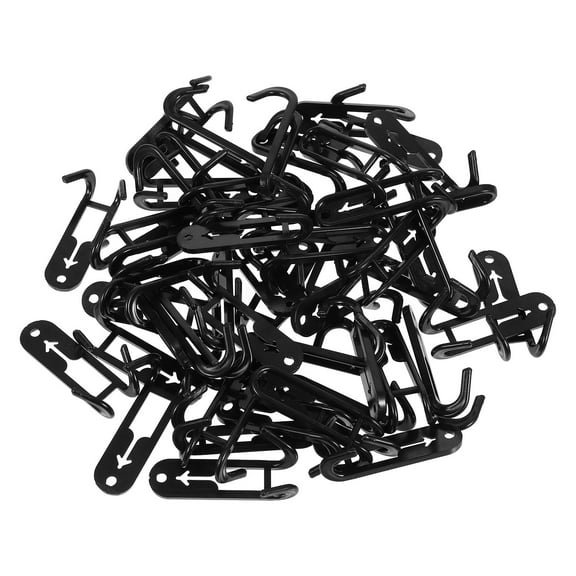 FRCOLOR 50pcs Cantaloupe Trellis Hooks Wall Trellis For Climbing Plants Outdoor Trellis Support Metal Trellis For Garden Hooks For Hanging Plants Outside