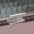 thumbnail image 1 of FRCOLOR 50pcs Clear Plastic Label Holders For Wire Shelf Clip On Merchandise Sign Display Holder prices Tag Holder For Supermarket School Library Bookshelves Storage Bins, 1 of 7
