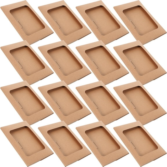 KAKOWELY Wedding Favor Boxes Greeting Card Box Kraft Paper Protection for Weddings 50pcs