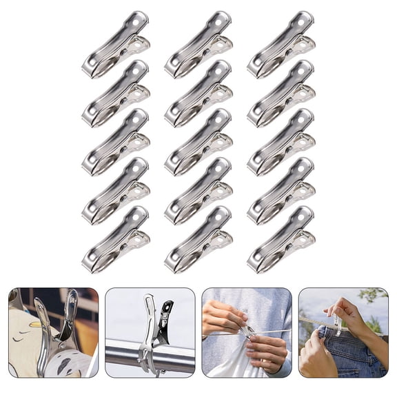 FRCOLOR  55 Pcs Outdoor Clothes Dryer Hanger Clip Drying Clips Quilt