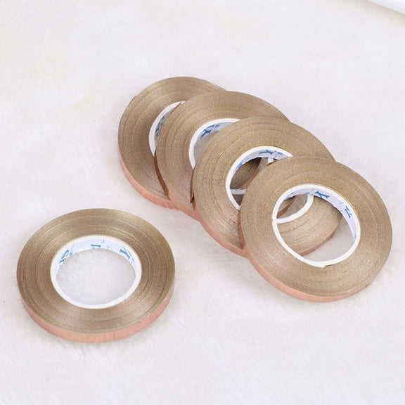FRCOLOR 5PCS  10m Rose Gold Ribbon Gift Ribbon Curling Ribbon For Gift Present Souvenir Crafts