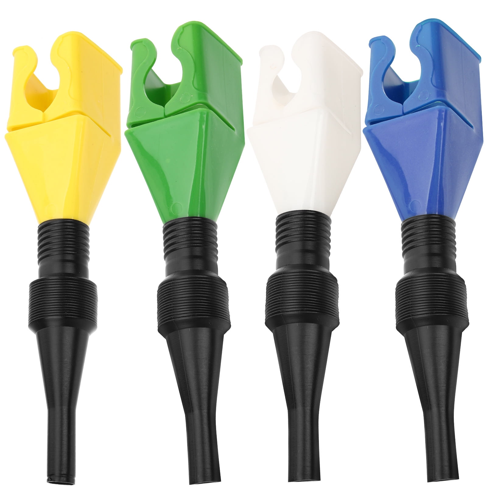 FRCOLOR 5pcs Gas Tank Funnels Oil Transmission Funnel Long Stem Fuel