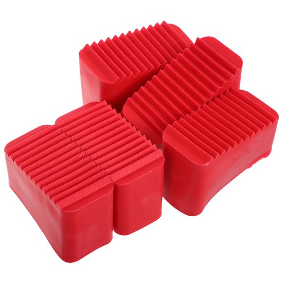 FRCOLOR 5pcs Ladder Anti-Slip Pads Ladder Feet Rubber Ladder Feet Covers Replacement Ladder Leg Mat Extension Ladder Parts Stable Ladder Feet Replacement Caps