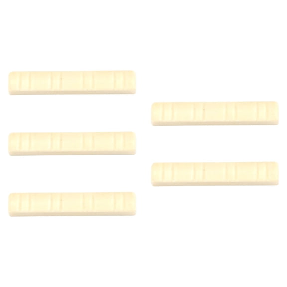 WRISTBIQUE Banjo Nut Mandolin Nuts Plastic Beige 5Pack
