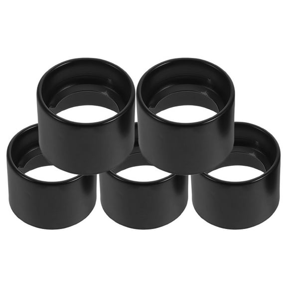 FRCOLOR 5pcs Metal Lamp Accessories Lamp Shade Adapter Rings for E26 E27 Ceramic Socket Base 1-1/2 Inch Thread Diameter, Light Socket Ring Replacement