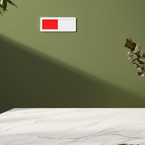 FRCOLOR 5pcs Office Restroom Conference Hotels Hospital Slider Door Sign Indicator Tells Whether Room Vacant Or Occupied Suitable For Restroom