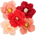 thumbnail image 1 of FRCOLOR 5pcs Paper Flowers Decoration 3D Wall Handicraft Artificial Flowers DIY Craft Supplies, 1 of 8