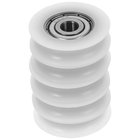 FRCOLOR 5pcs Rolling Door Pulley Pom U Groove Pulley Wheel For Windows And Sliding Doors Bearing Guide Wheel Garage Door Pulley Supply