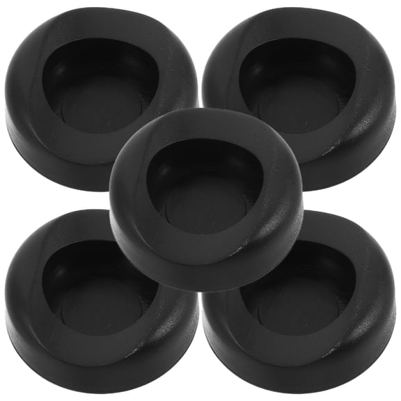 KAKOWELY Saxophone Key Pad Black 5Pcs 1In Inner Diameter