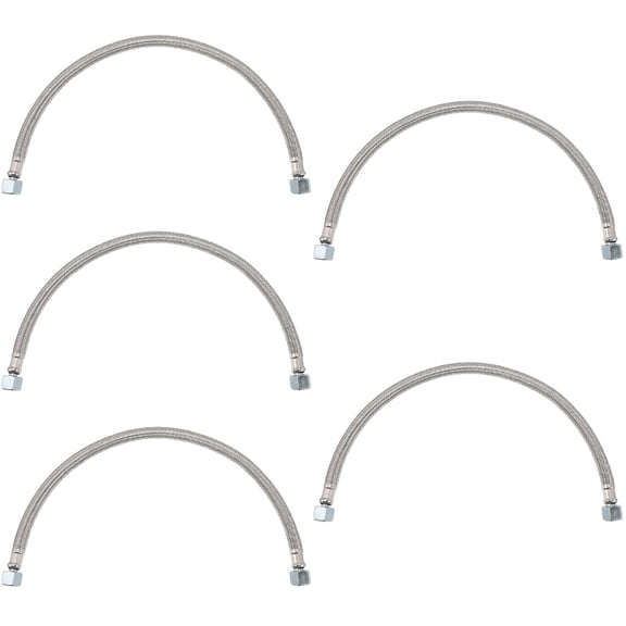 KAKOWELY Hose Silver No Rust Air Compressors Repair 5Set 11.8x1.2in