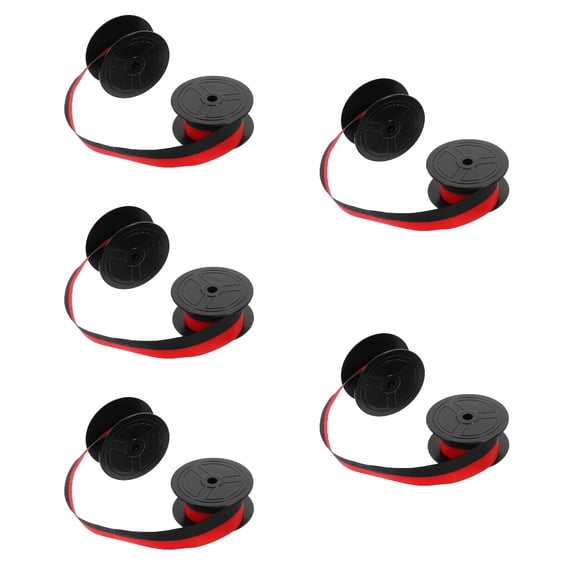 FRCOLOR 5pcs Universal Typewriter Ribbon Typewriter Ink Replacement Professional Twin Spool Typewriter Ribbon Compatible for Typewriter models GR24 GR41 GR51 STARDP8340 1231P 102