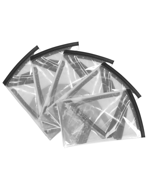 5pcs Waterproof Rain Bonnet Clear Plastic Rain Hats to Protect Hairstyle Lightweight and Portable Outdoor Activities Rain Hats