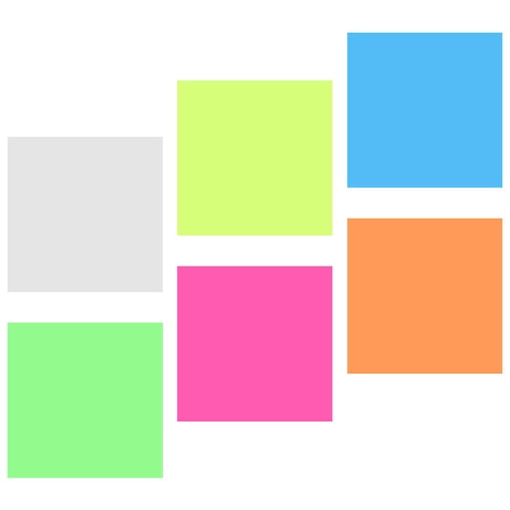 WASHWEPE Note Pads Pet Material 6Set Memo Taking