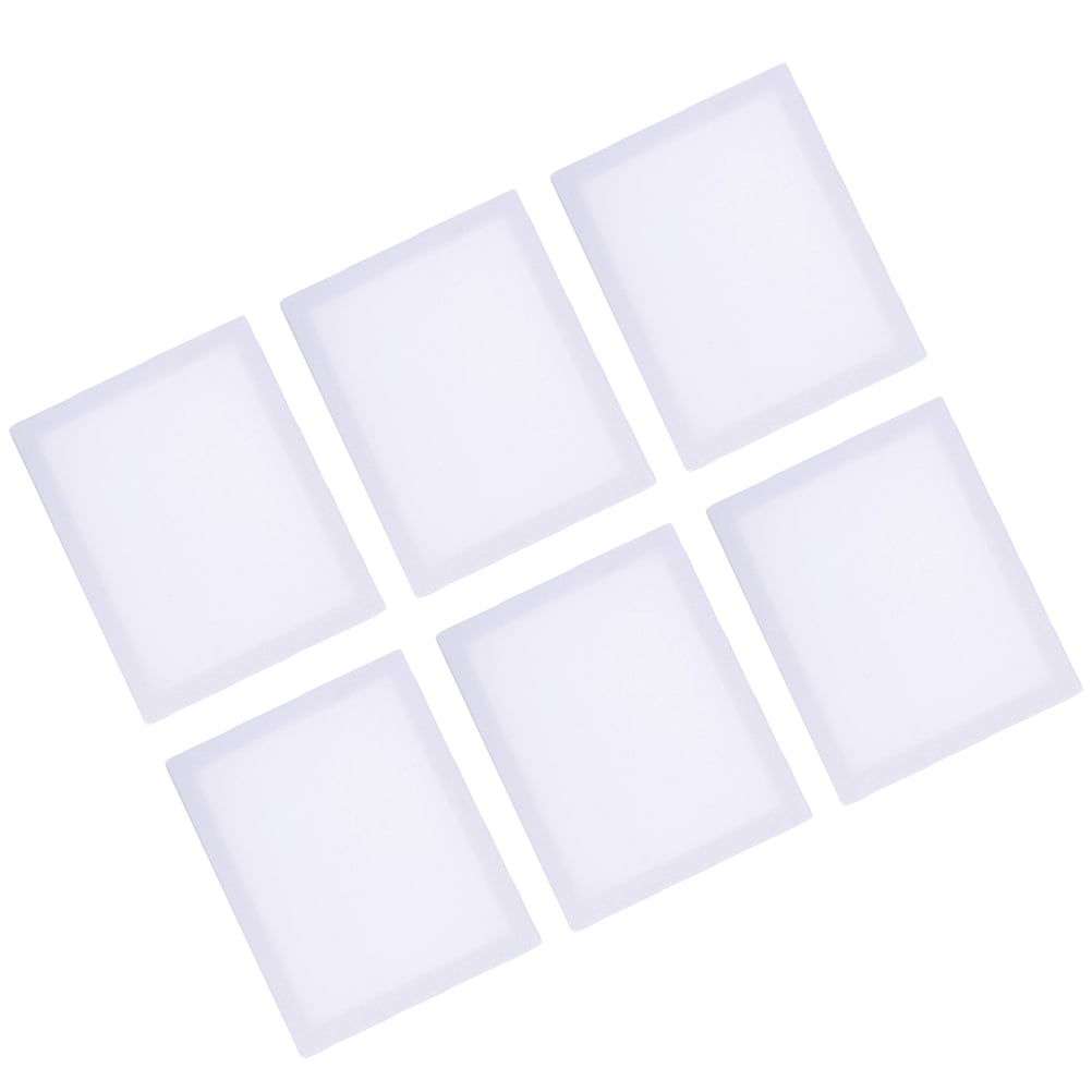 FRCOLOR 6 PCS Oil Canvas DIY Painting Boards 25X30cm White
