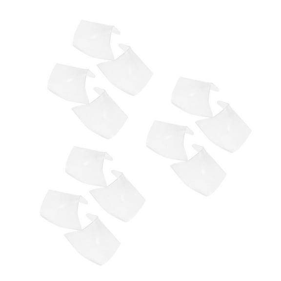 FRCOLOR 6 Pairs Transparent Shoe Shaper for Sneakers Athletic Shoes Plastic Shoe Tree for Hiking Boots and Sandals Crease Protectors for Kids and Adults