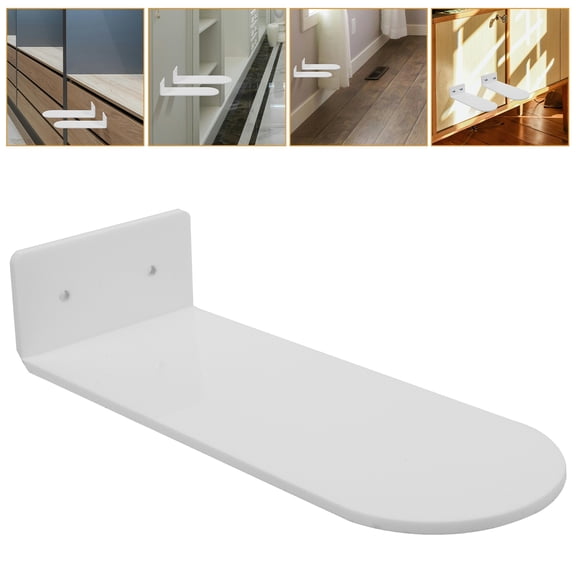 KAKOWELY Hallway Shoe Storage Floating Shoe Shelves 6Pcs Transparent Acrylic Racks