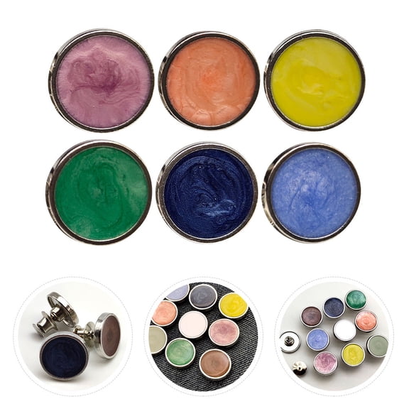 FRCOLOR  6 Pcs Anti-light Button Replacement Buttons No Screw