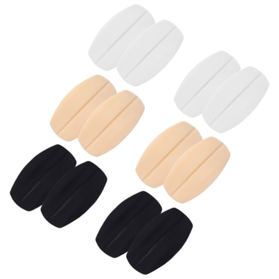 LABSERRON Shoulder Padded Grips Non-Slip Bra Strap Cushions Assorted Color 6Pcs
