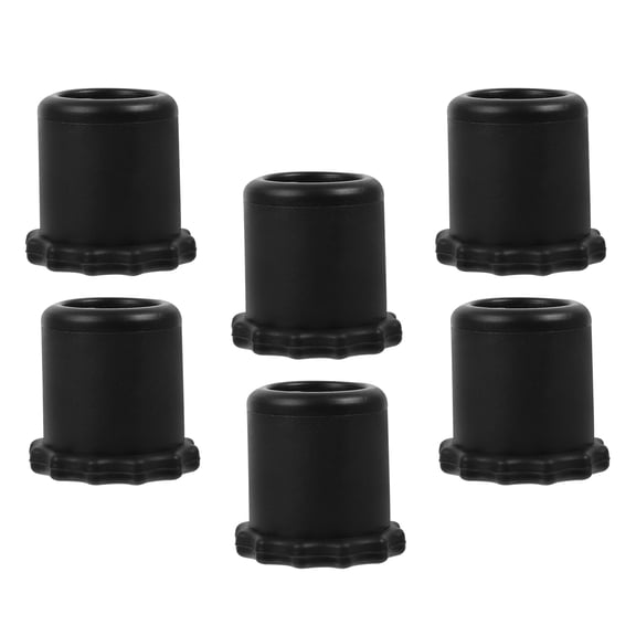 FRCOLOR 6 Pcs Boot Stand Holder Microphones Black