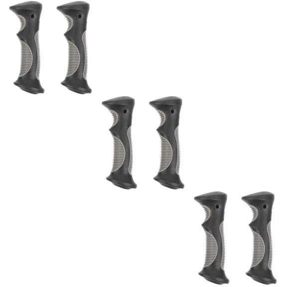 FRCOLOR 6 Pcs  Camping Hiking Pole Handle Plastic Trekking Pole Grip Outdoor Trekking Rod Handle