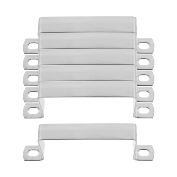 FRCOLOR 6 Pcs Conduit Clamp Mount 15.00X5.00X2.00CM Silver