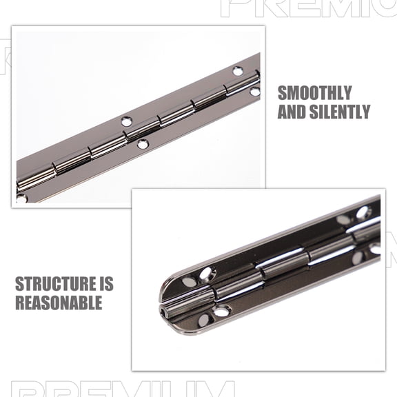 FRCOLOR 6 Pcs Continuous Piano Hinge Long Hinged Wooden Box