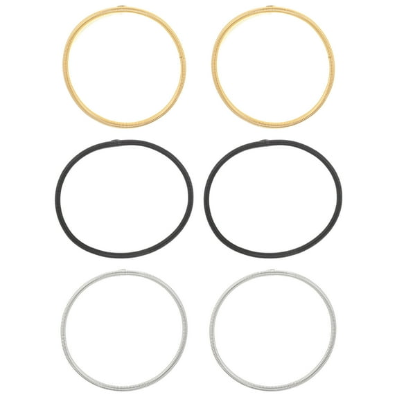 FRCOLOR 6 Pcs Elastic Arm Band Sleeve Garters Dress Shirt Bands for Men Man