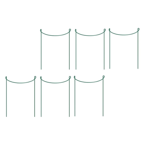 FRCOLOR 6 Pcs Flower Support Frame Supports Peonies Hydrangea Green