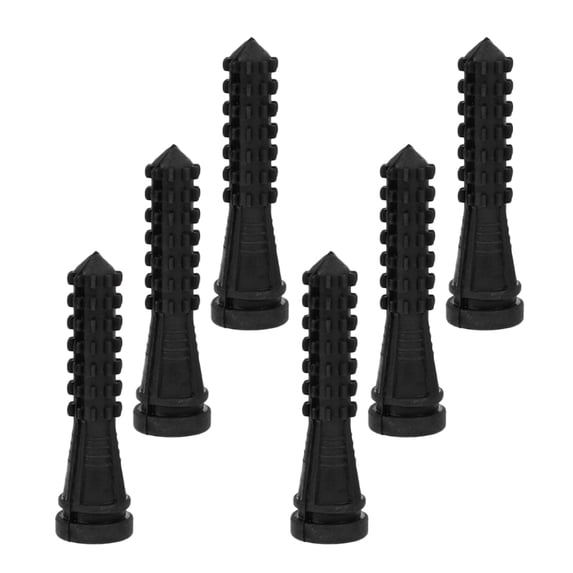 FRCOLOR 6 Pcs Hair Removal Plucking Stick Chicken Plucker Rubber Black