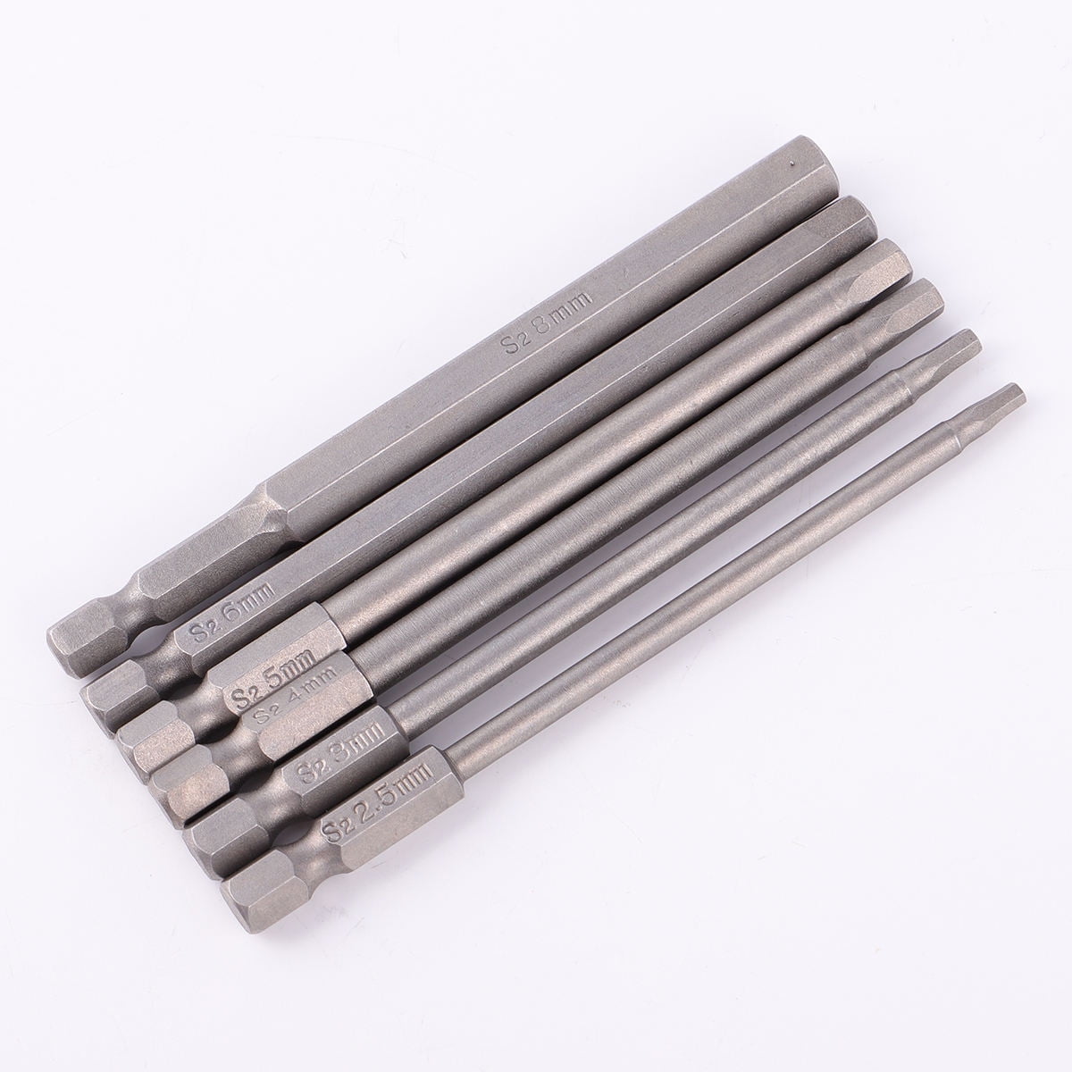 FRCOLOR 6 Pcs Hexagon Stripped Bit Professional Use Screw Extractor ...