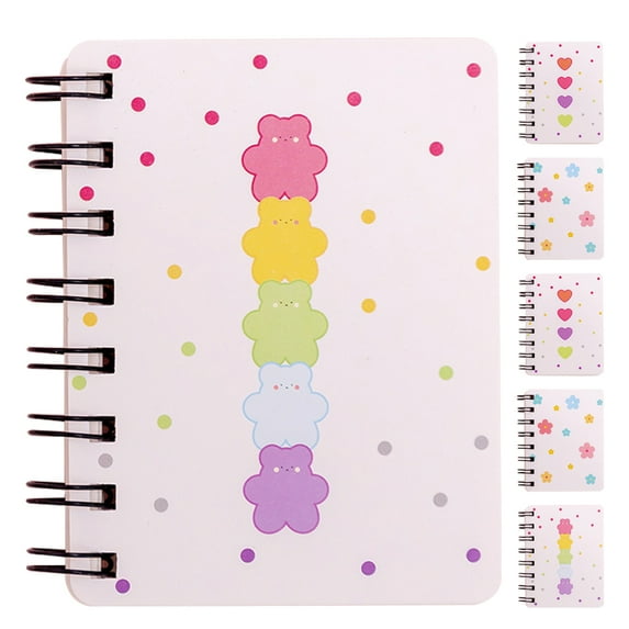 FRCOLOR 6 Pcs Mini Mouse Notebook Nurse Student 10.50X8.00X1.50CM