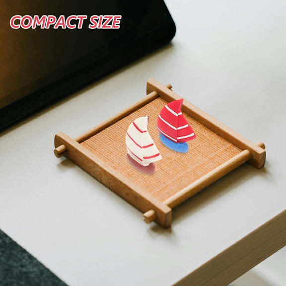 FRCOLOR 6 Pcs Mini Sailboat Decor Nautical Party Decorations Office