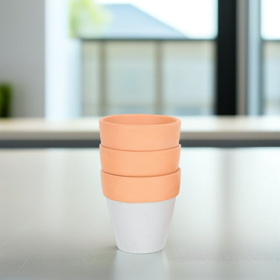 FRCOLOR 6 Pcs Planting Small Clay Pots Pot Pot Clay Planter 8.00X8.00X8.00CM