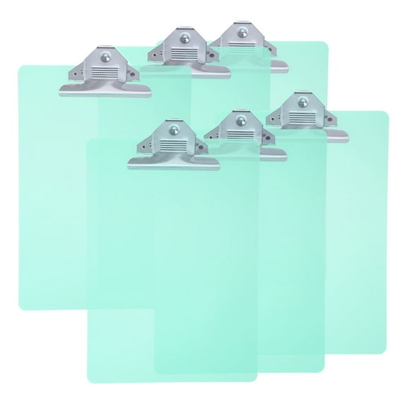 FRCOLOR  6 Pcs Plastic Board Folder Restaurant Server Bill Book Green