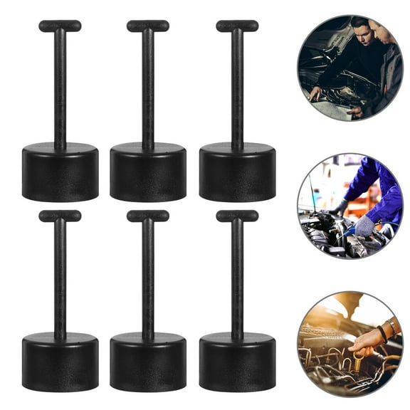 FRCOLOR 6 Pcs Plastic Wrench Set For Lamp Holder Socket Ring T Shape Key Tool For Light Fixture Nut Removal Ideal For Home Car And Mechanical Repairs