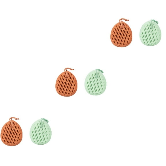 FRCOLOR 6 Pcs Sponge Wipe Exfoliating Bathing Towel Back Scrubber Body Scrubbing Tool Random Color