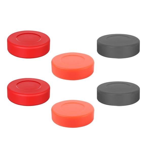 FRCOLOR 6pcs Multi Functional Hockey Practice Puck Set for Sport Training Practical Ice Hockey Game Puck