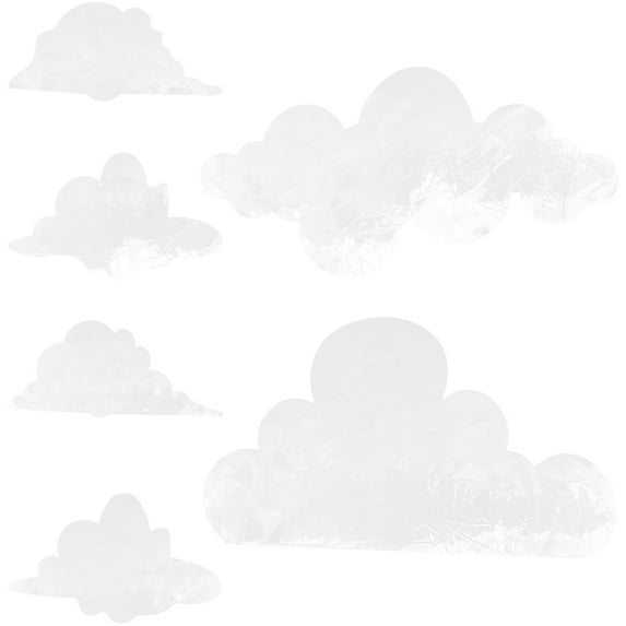 FRCOLOR  6 Pcs Window Films Removable Decals Static Glass Unique Decoration