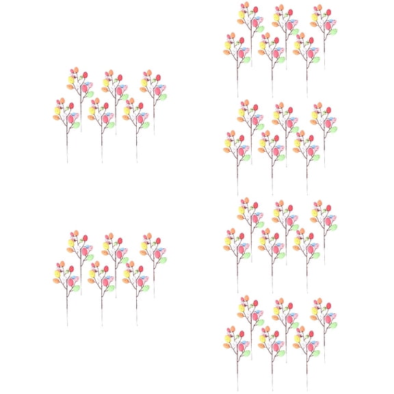 FRCOLOR 6 Sets  6 Pcs Easter Egg Bouquets Photo Props Home Adornments Holiday Supplies