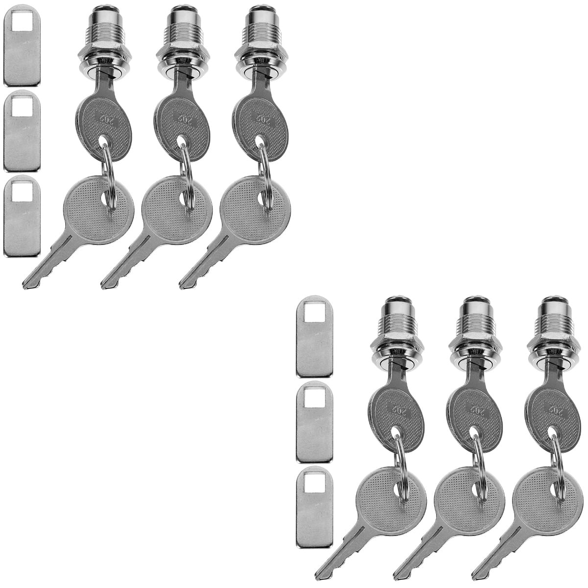 FRCOLOR 6 Sets Drawer Lock with Key Tool Box Lock Replacement Rv ...