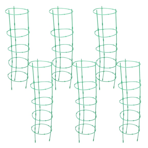 FRCOLOR 6 Sets of Garden Supports For Plants Adjustable Peony Support Cage Tomato Cages Planter Stand For Climbing Plants Ideal For Indoor And Outdoor Gardens