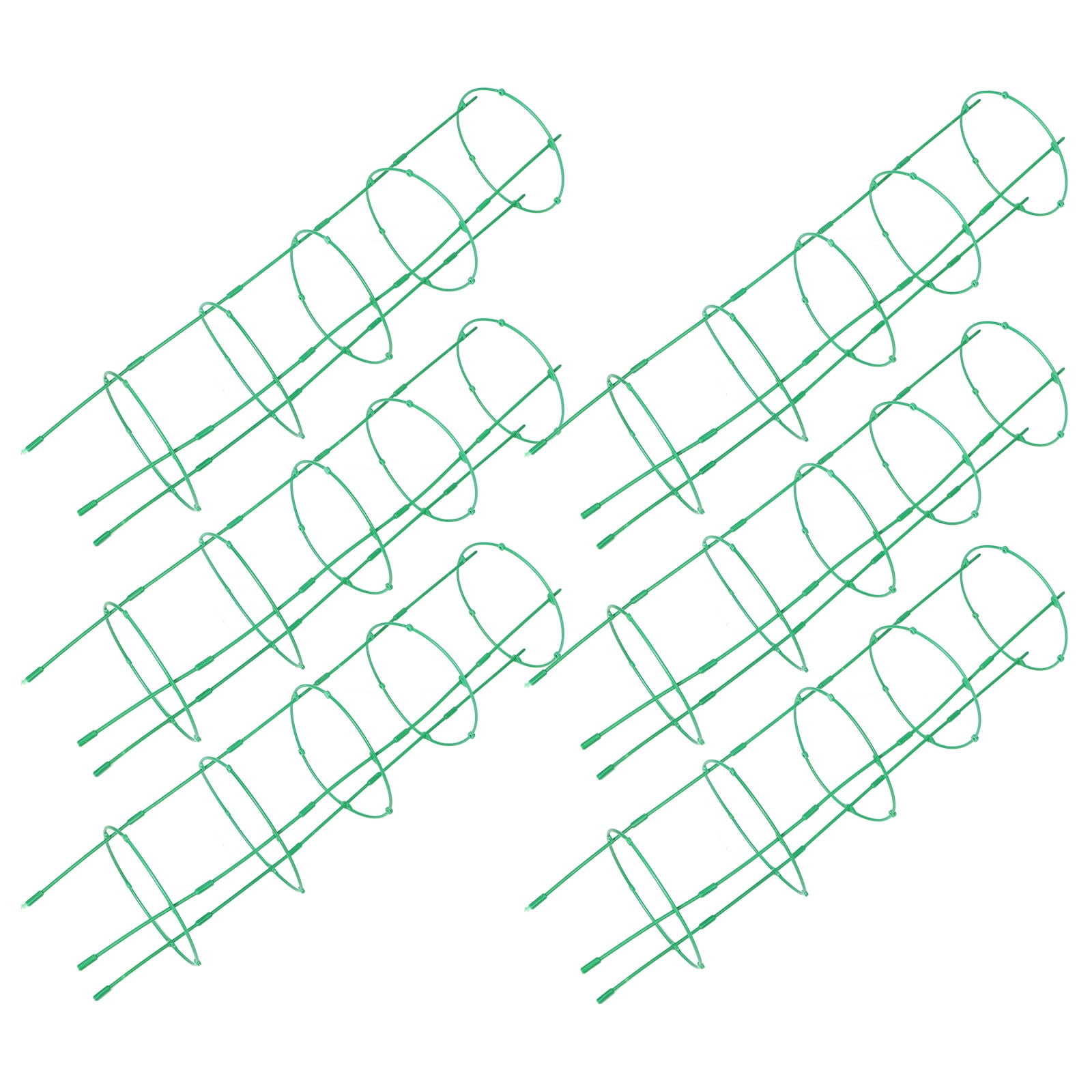 FRCOLOR 6 Sets of Garden Trellis For Mini Climbing Plants Adjustable Garden Plant Stakes Potted Plant Support Vegetables Flowers Vines Climbing Trellises