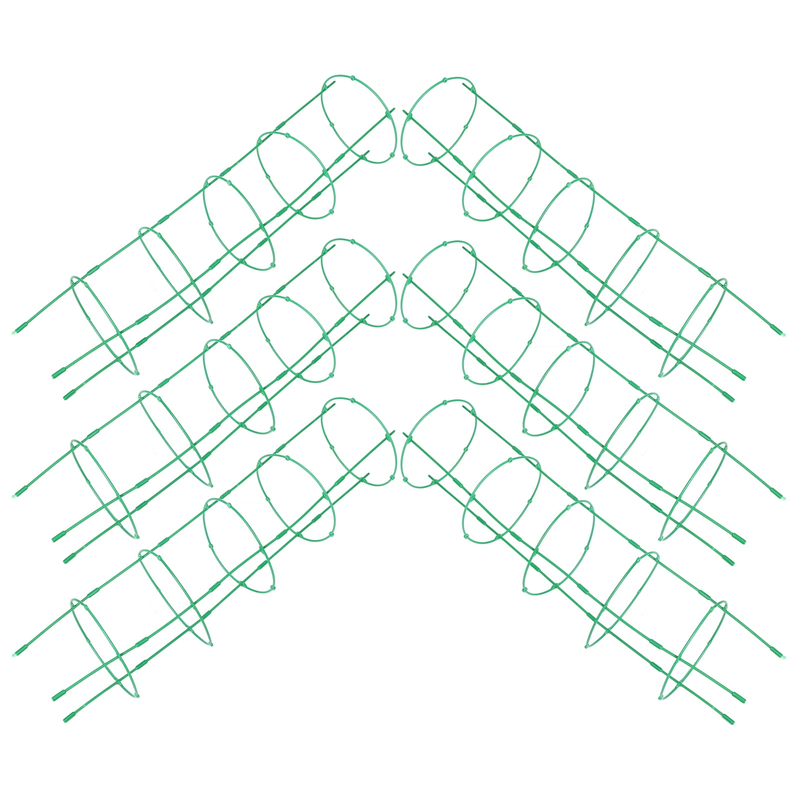 6 Sets Garden Trellis Plant Support Cages Tomato Cages Stake Trellis for Vertical Climbing Plants Gardening